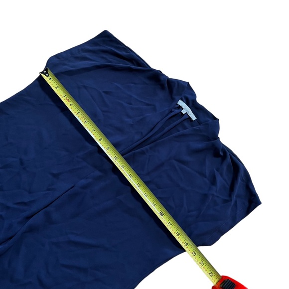 Monk & Lou Navy Blue Blouse Top Size Small - Picture 5 of 6